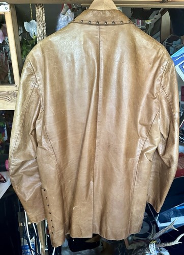 RARE John Richmond vintage leather jacket (GB 18) in superb condition - Picture 5 of 8