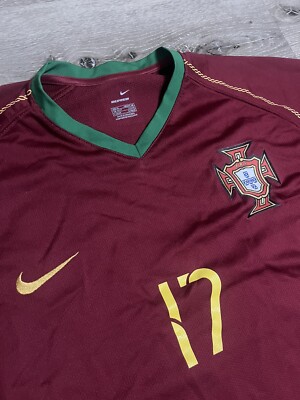 Vintage Nike Portugal World Cup Jersey Kit Cristiano Ronaldo Sz XL