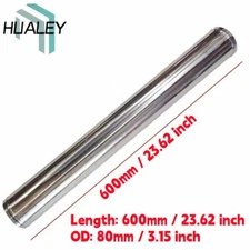 80mm 3.15" inch Straight Aluminum Turbo Intercooler Pipe Tube Tubing L=600mm