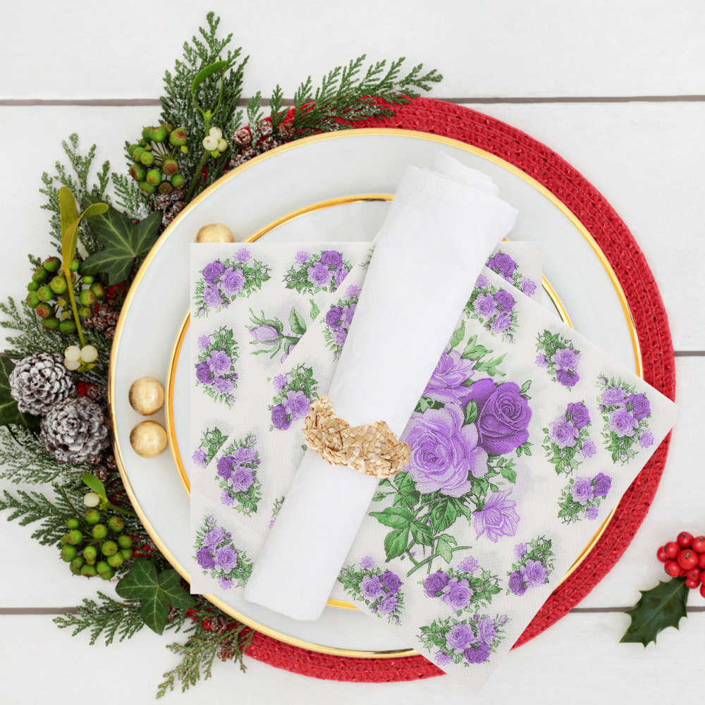 300 Sheets Dinner Napkins Paper Restaurant Tabletop Napkins Beverage