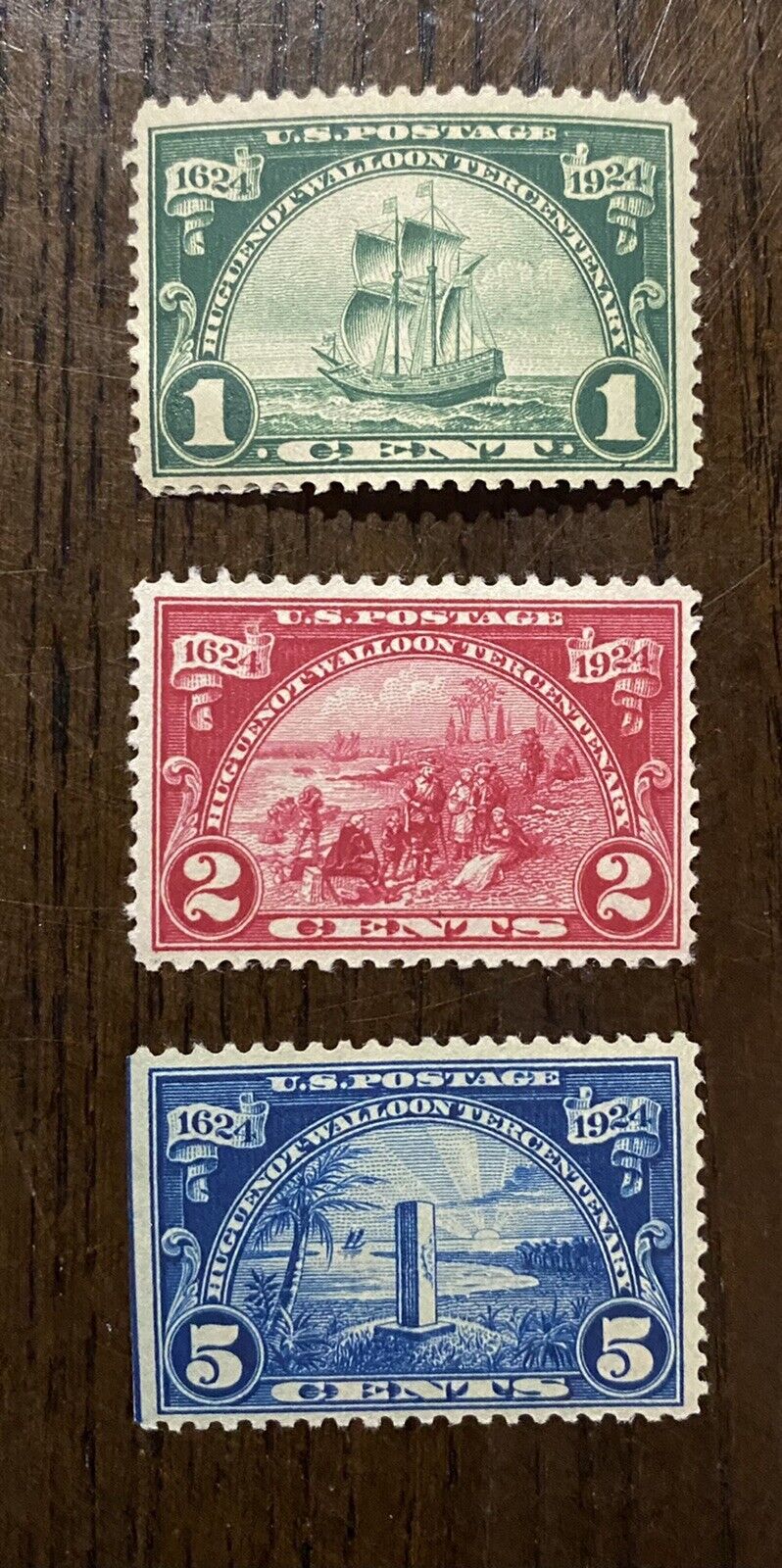 Mint Vintage US Stamps, #614-616… #616 Is M/OG/NH