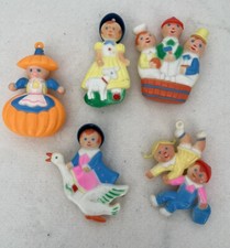 VINTAGE Nursery Rhyme Crib Light Mobile Replacement Stahlwood Toy Cake Topper