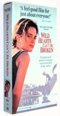 WILD HEARTS CAN'T BE BROKEN VHS Gabrrielle Anwar Horse Diving Girl Injured CC G