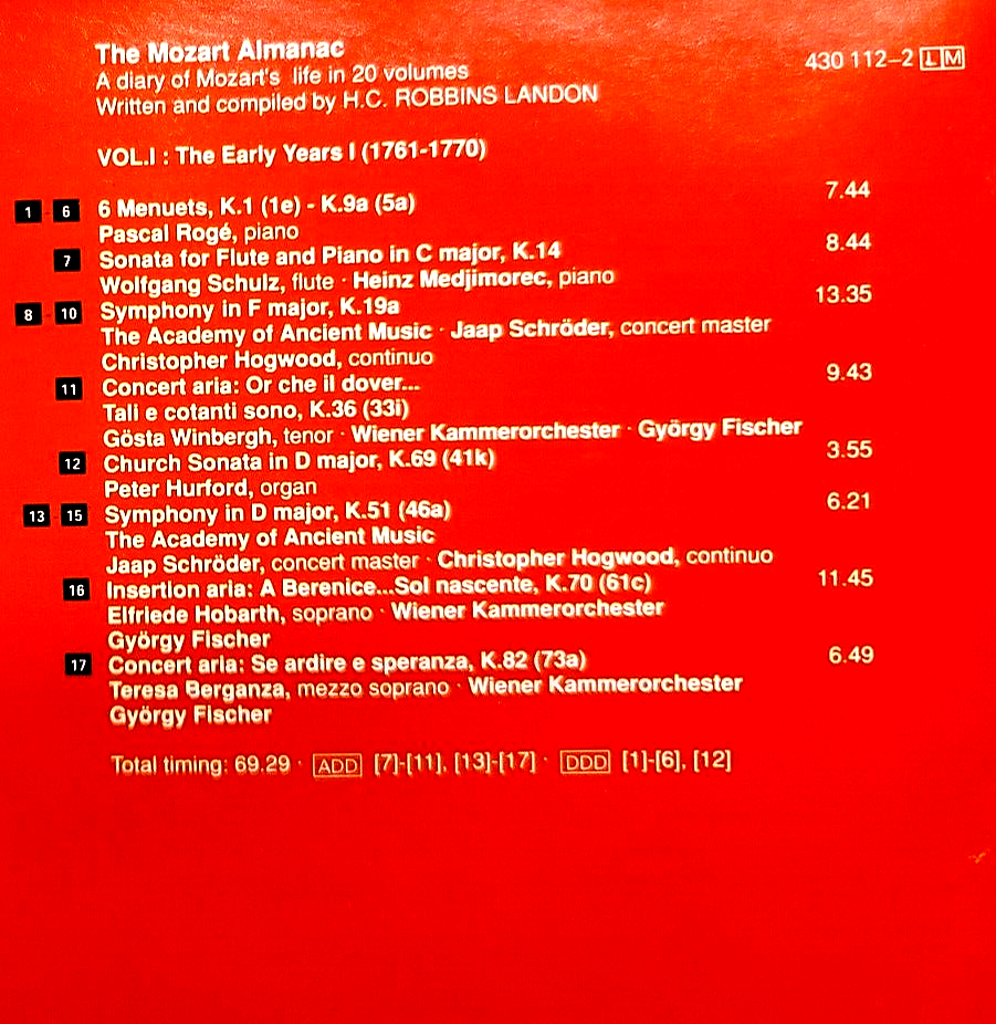 The Mozart Almanac - 