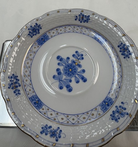 Herend Blue Garden Tea Cup and Saucer, NEW - Picture 4 of 7