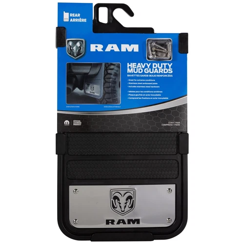 Pair of Ram Stainless Truck Logo Heavy Duty Mud Flap Splash Guards 12"x 23" - Bild 2 von 4