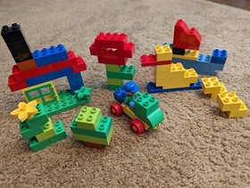 Lego Duplo 10886 My First Car Creations & 5506 Building Set - complete 104 piece