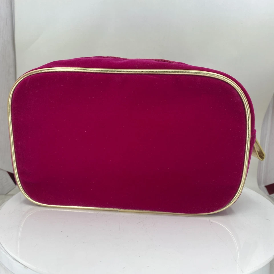 SHISEIDO VELVET Bolsa de Maquillaje Cosméticos Artículos de Aseo Bolsa con Cremallera ~ NUEVO Foto 3 de 4