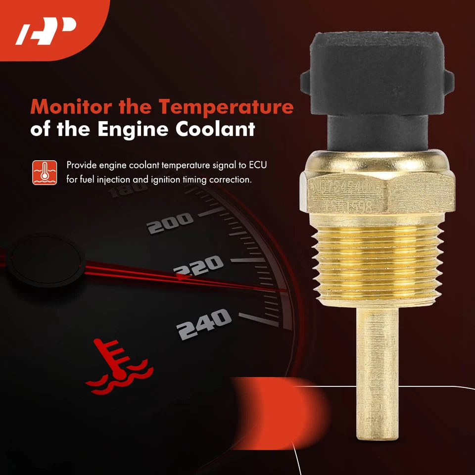 Sensor de temperatura do líquido de arrefecimento do motor A-Premium para Daihatsu Charade 1988-1992 Rocky - Imagem 2 de 4