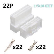 22 Pin/Way TE Automotive Male Female Connector Plug Socket Kit 936154-1/936151-1