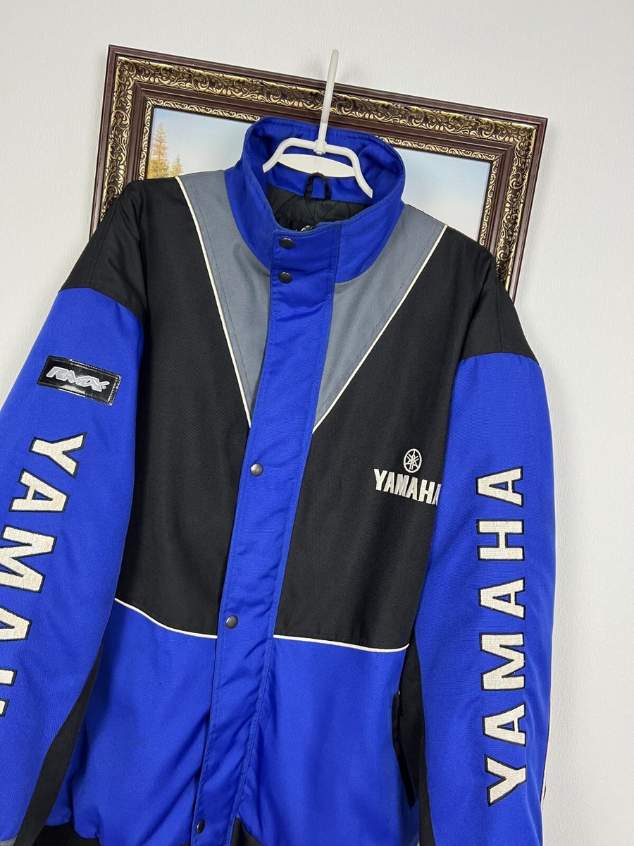 Vintage Yamaha Racing Moto Jacket Motorcycle Biker Y2K Bomber Mens