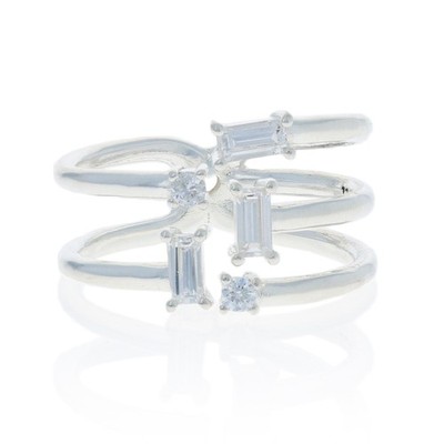 Pandora Shards of Sparkle Ring 925 Open Ice Cube NEW Authentic 52(US 6) 197527CZ
