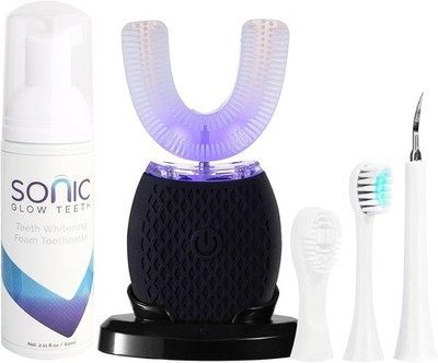 Automatic Toothbrush with Teeth Whitening Mousse, Auto Tooth Brush for Adult, 36