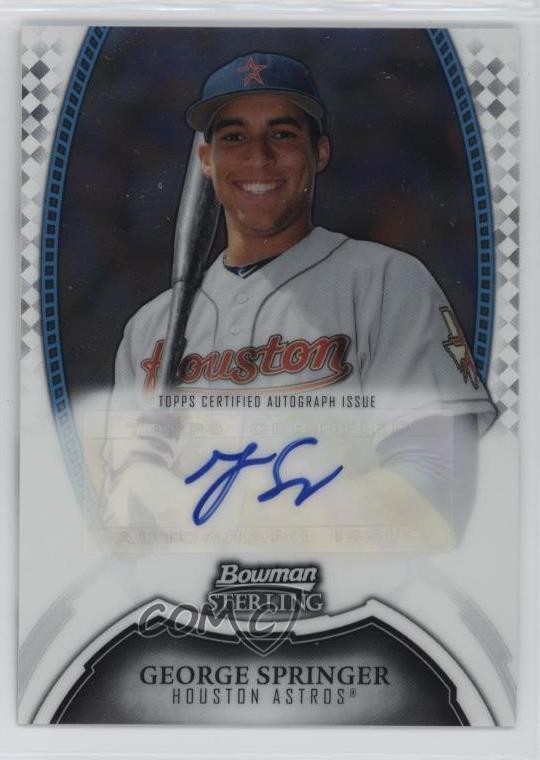2011 Bowman Sterling Prospect Auto George Springer #BSP-GS Auto b5f