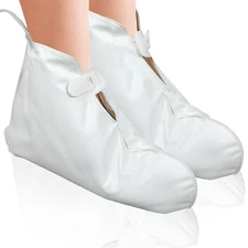 Heated Booties Thermal Moisturizing Foot Warmers Dual Temp Settings 1 Pair