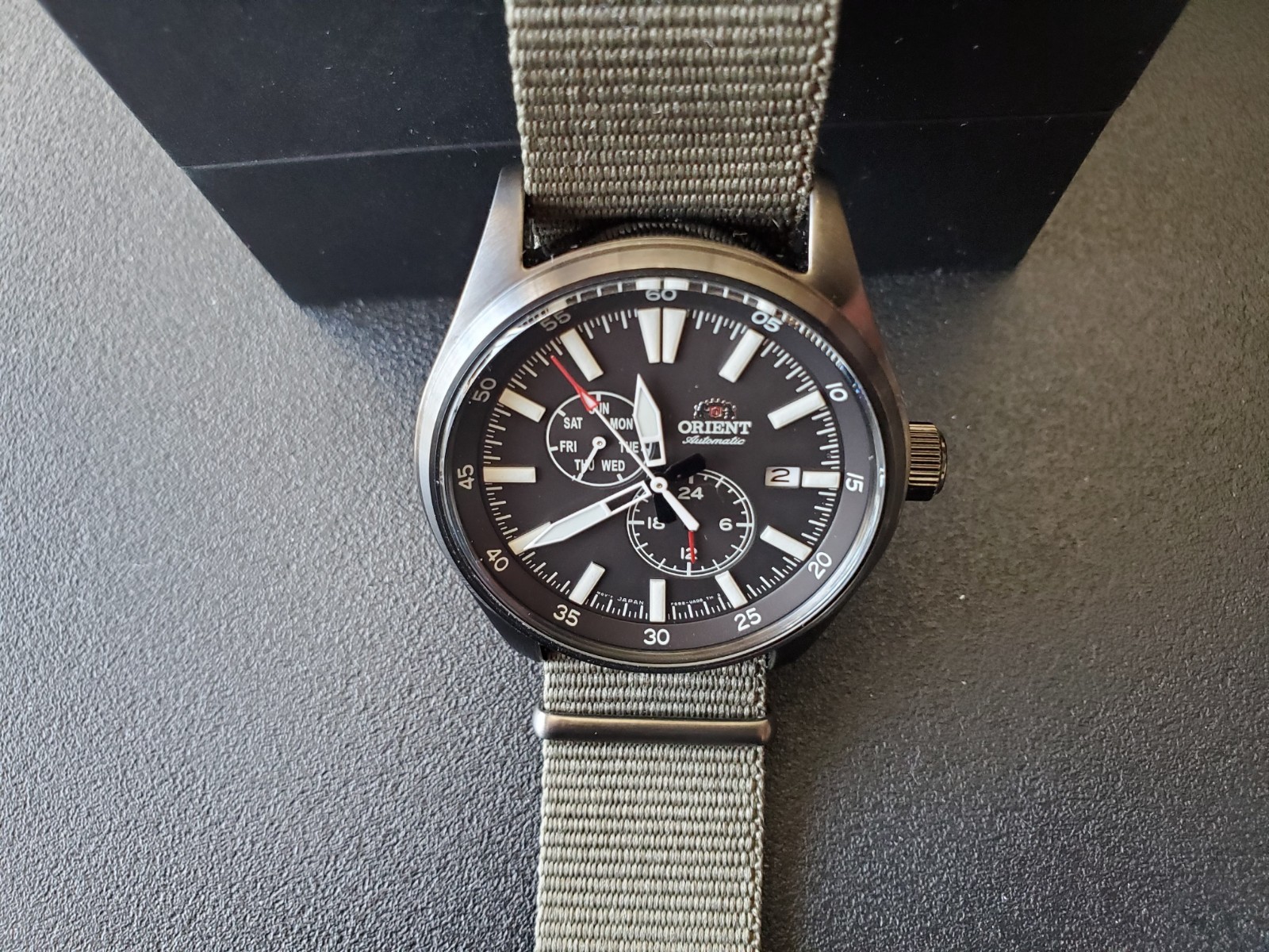 Orient Defender II Nylon Strap Automatic Men's Wa… - image 1