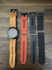 Garmin fenix 6 Multisport GPS Watch with Sapphire Black Band (010-02158-B3)