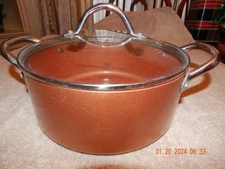 Copper Chef 10.5" Dutch Oven With Tempered Glass Lid