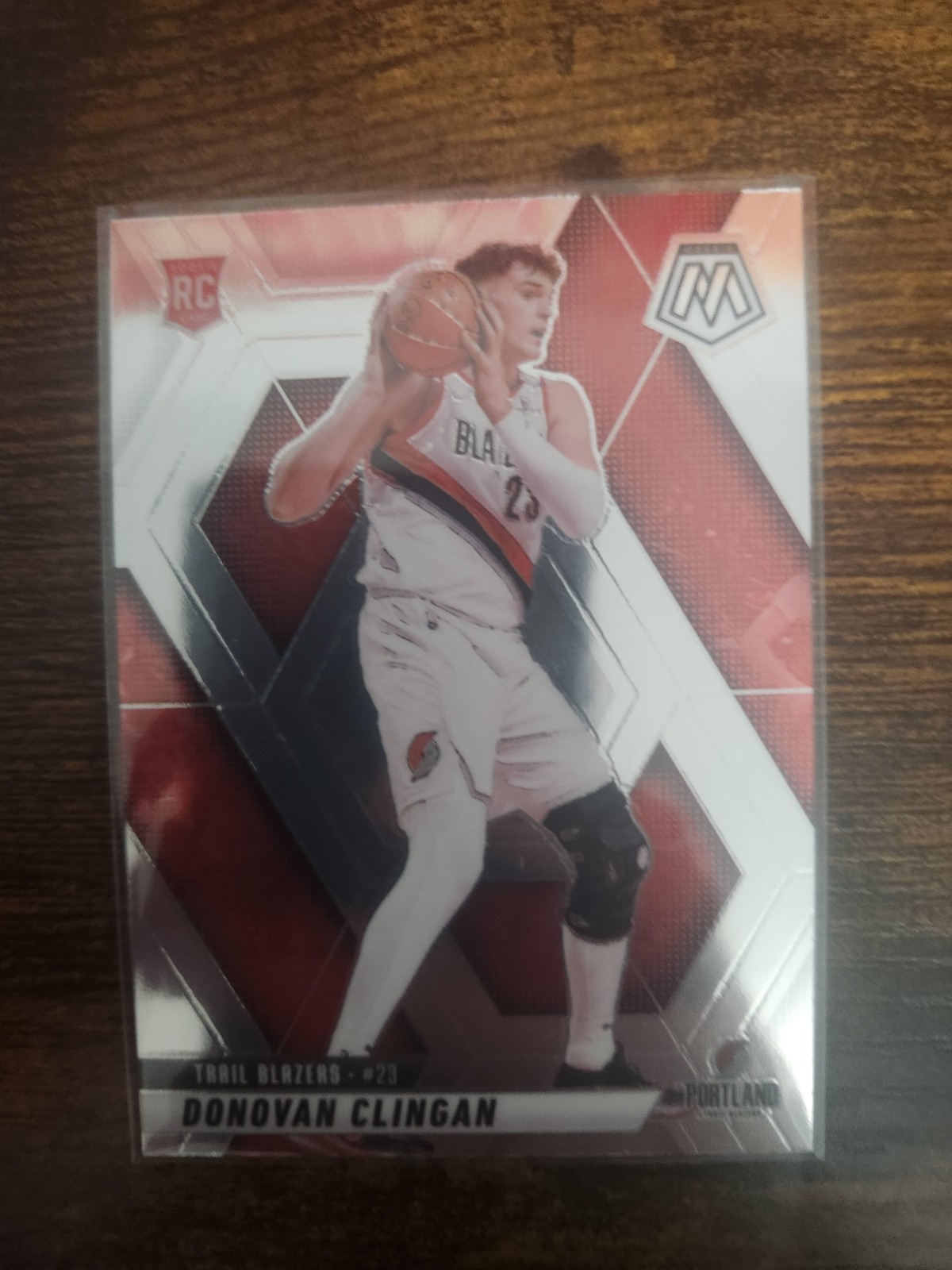 2024-25 Panini Mosaic Donovan Clingan RC #246 Portland Trail Blazers NBA Rookie