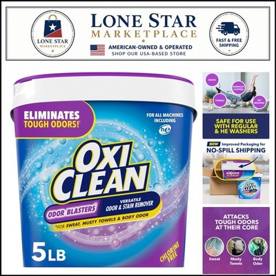 Oxygen-Powered 5 lb Odor Blasters: Effective Laundry & Multi-Surface Cleaner