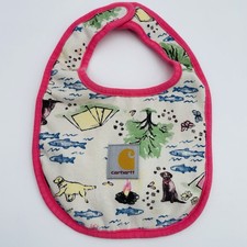 Carhartt Pink Baby Food Bib 12 Months