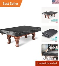 Heavy Duty Leatherette Billiard Pool Table Cover,Waterproof Tearproof Cover f...