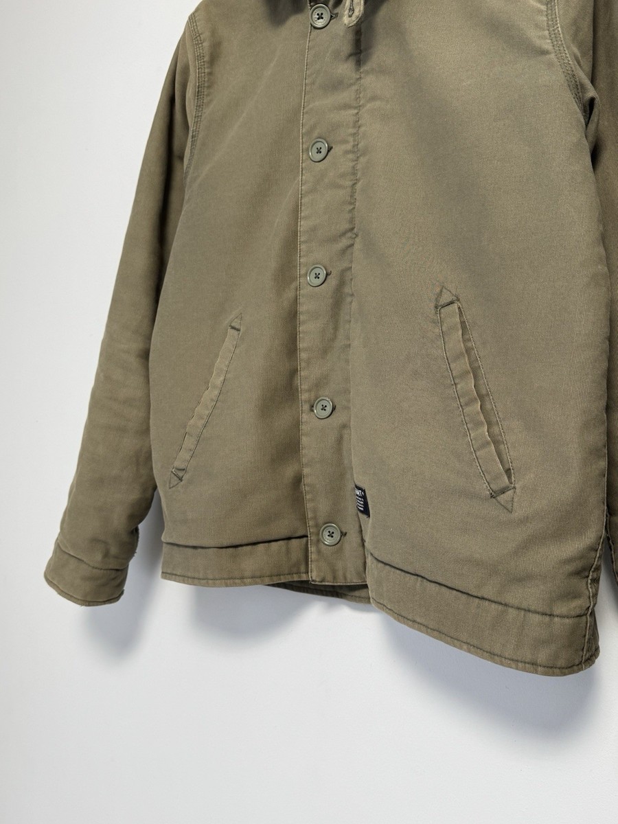 Carhartt WIP Sheffield Deck Jacket Mens Sherpa Fleece Lined Cotton