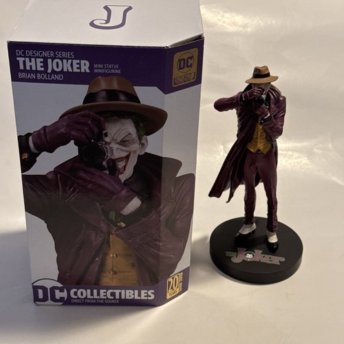 DC Designer Series Brian Bolland The Killing Joke Joker Mini Statua 2210/5000 8" - Foto 1 di 3