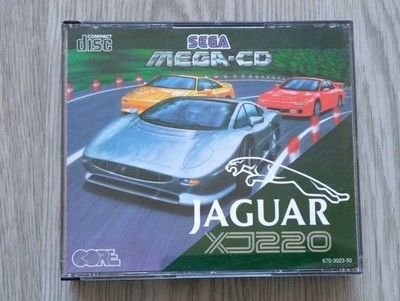 Sega Mega CD Spiel - Jaguar XJ220 mit Handbuch