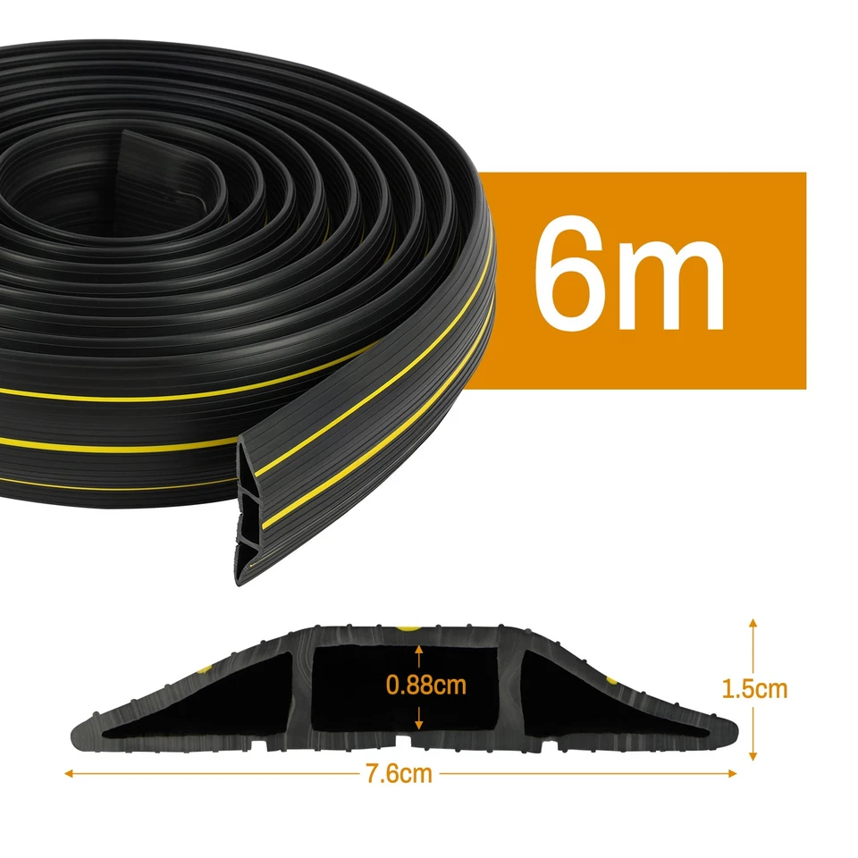 6M Kabelbrücke Schlauchbrücke Überfahrschutz Kabelschutz Kabel Kanal Brücke - Bild 2 von 4