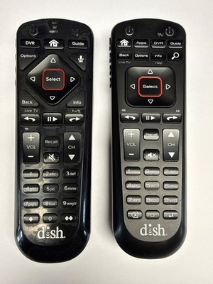 Dish Network 54.0  and 52.0 Voice Remotes Controls Hopper Wally Joey Lot of 2