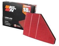 Engine Air Filter: Long Life 18,000 Mile Replacement Air Filter: Compatible