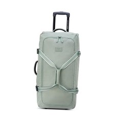 Women's Two Wheel Rolling Travel Duffle Bag 28 Inch Sage Green