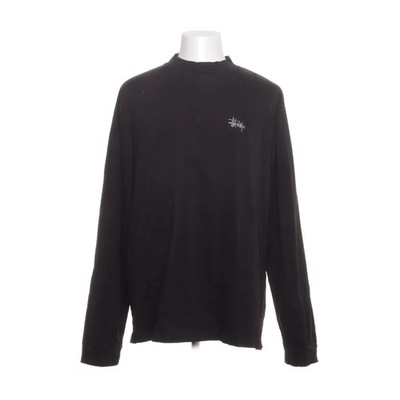 Stüssy, Sweatshirt, Größe: L, Schwarz, Baumwolle, Herren #6NR