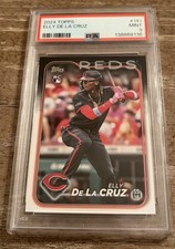 2024 Topps Series 1 Elly De La Cruz Rookie Base #141 PSA 9 Cincinnati Reds