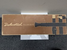 Vintage DOLMETSCH tenor recorder in box CG A16