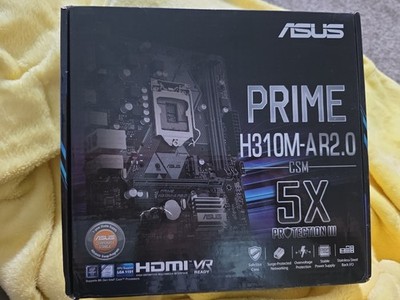 ASUS PRIME H310M-A R2.0/CSM LGA 1151, Intel (PRIMEH310MAR20CSM) Motherboard
