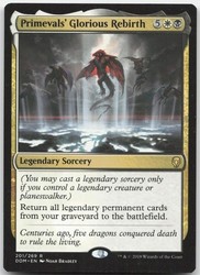 Primevals' Glorious Rebirth DOM 201 Rare Dominaria