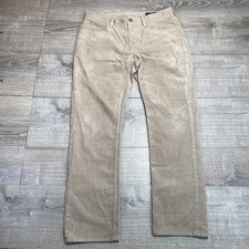 Vineyard Vines Pants Mens 34x30 Khaki Corduroy 5-Pocket Stretch Style 1P1403