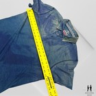 Gramicci Polo Mens M Blue Tie Dye Short Sleeve Cotton Lightweight Golf 21.5x29 — photo 4