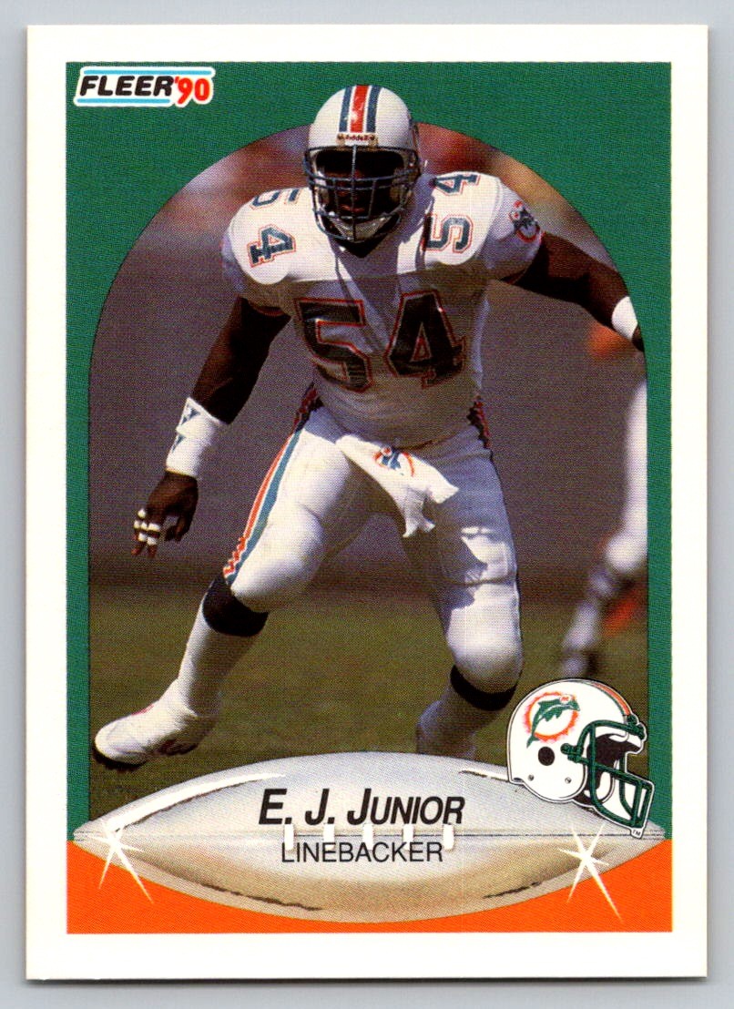 1990 Fleer #242 E.J. Junior