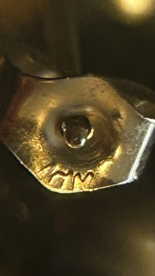 Brincos vintage de ouro 14 K Black Hills folhas de outono - Imagem 3 de 3