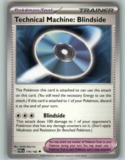 Technical Machine: Blindside 176/182 Uncommon Paradox Rift Pokemon