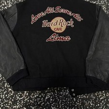 Hard Rock Cafe Varsity Jacket Men M Size Vintage Style