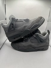 Jordan 4 Retro SE Paris cemento umido taglia 9,5 senza scatola piccolo difetto mostrato FFQ7928-001