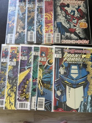 Vintage Transformers Generation 2 Marvel Comics Complete Set 1-12 1993-94 Lot