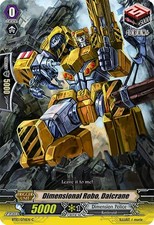 Vanguard TCG card BT13/076EN C Dimensional Robo, Daicrane Catastrophic Outbreak
