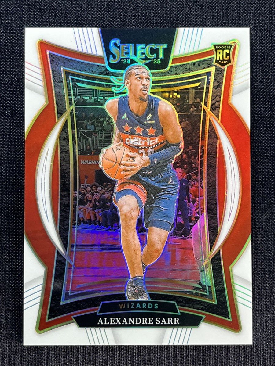 2024-25 Panini Select Alexandre Sarr #73 Concourse RC Rookie White Prizm /149