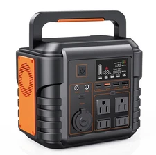Portable Power Station 300W (Peak 600W) 296Wh Solar Generator with 110V Pure ...