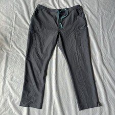 Figs Technical Collection Axim Cargo Scrubs Pants Mens Gray XL